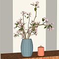 Modern Flower Vase 3d model