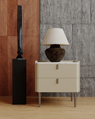 Table lamp table lamp side 3d model