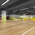 Modern Luyoutuo Club Interior With Lighted Shoe Display Cabinets And Wooden Shelves