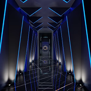 Modern KTV Aisle 3d model