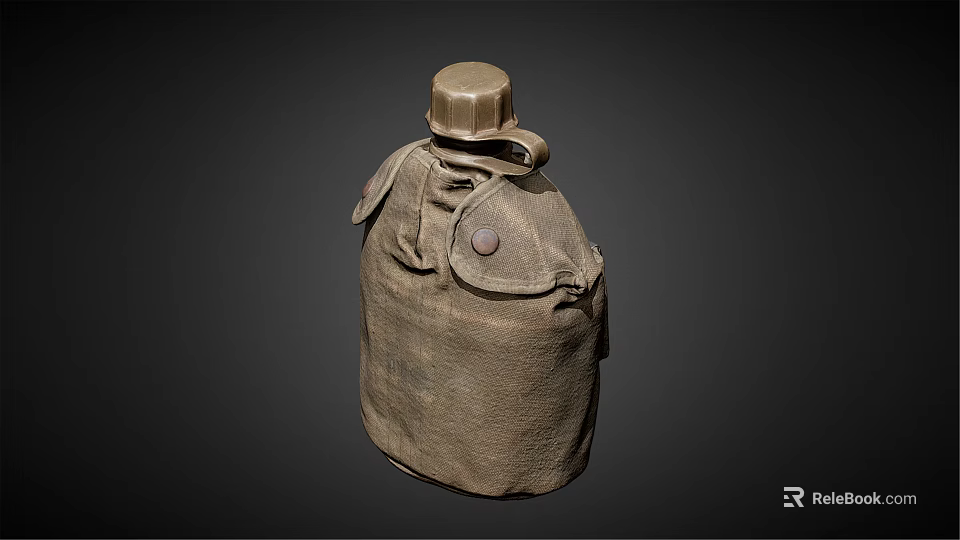 Vintage Style Electric Kettle As Daily Electric Appliance With Metal Lid And Cloth Cover 3d model 