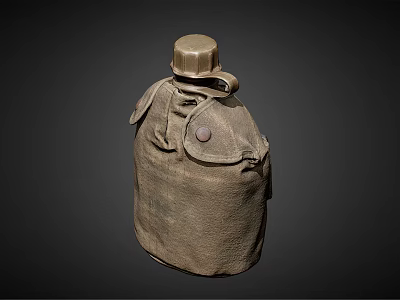 Vintage Style Electric Kettle As Daily Electric Appliance With Metal Lid And Cloth Cover 3d model