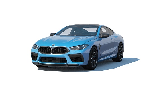 BMW M8 2022 BMW Coupe 3d model