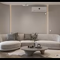 Modern Apartment Interior With Kitchen And Cozy IMAX Living Area