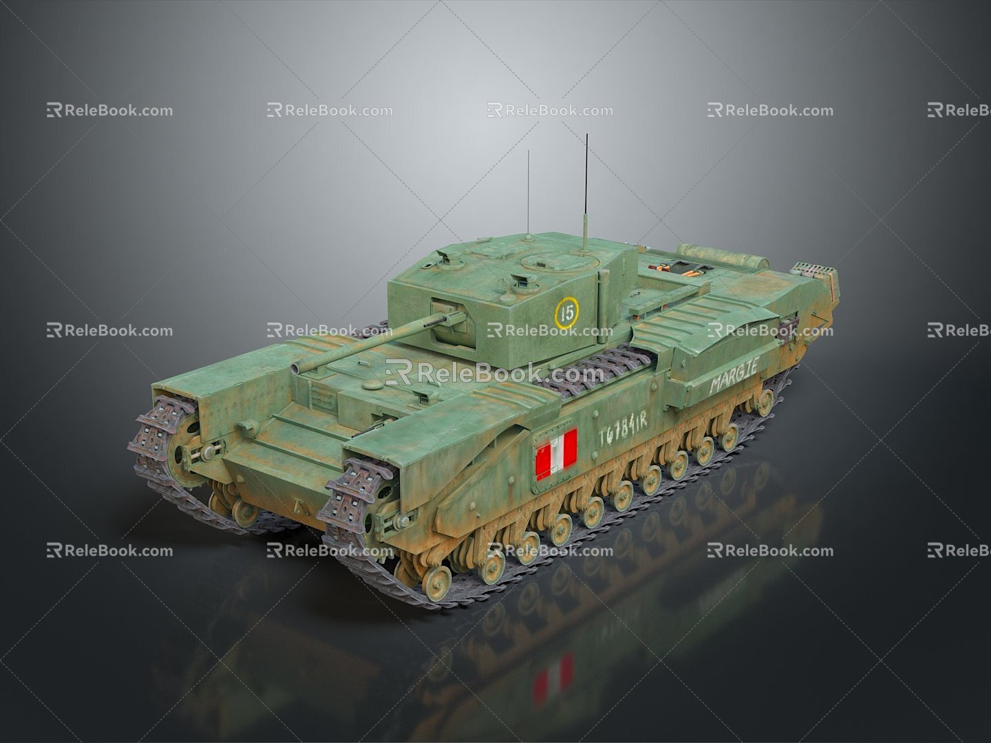 Light Tank Light Armored Tank Modern Tank World War II Tank World War I Tank Heavy Tank 3d model