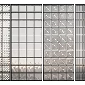Different Types Of Wall Decorative Panels And Glass Block Walls