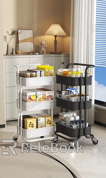 Trolley Storage Rack Snacks Trolley Storage Rack Living Room Storage Rack model