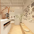 Modern Digital Store With Open Entrance Display Shelves And Electronics Products