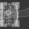 Mechanical Creature Character With Eye Structure Tongue Like Appendage And Flesh Details