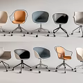 Modern Design Office Chairs With Swivel Wheels In Multiple Colors And Styles