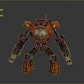 Mech Warrior Mech Soldier Machine Battlearm Mechanical Battlearm Machine Fighter Robot 3d model
