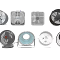 Different Types of Air Cooling Fans Featuring Portable Wall Mounted and Table Top Designs