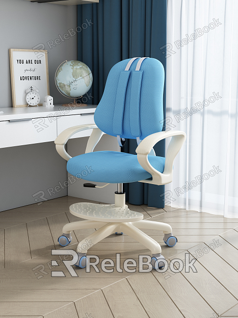 Modern children's chair model