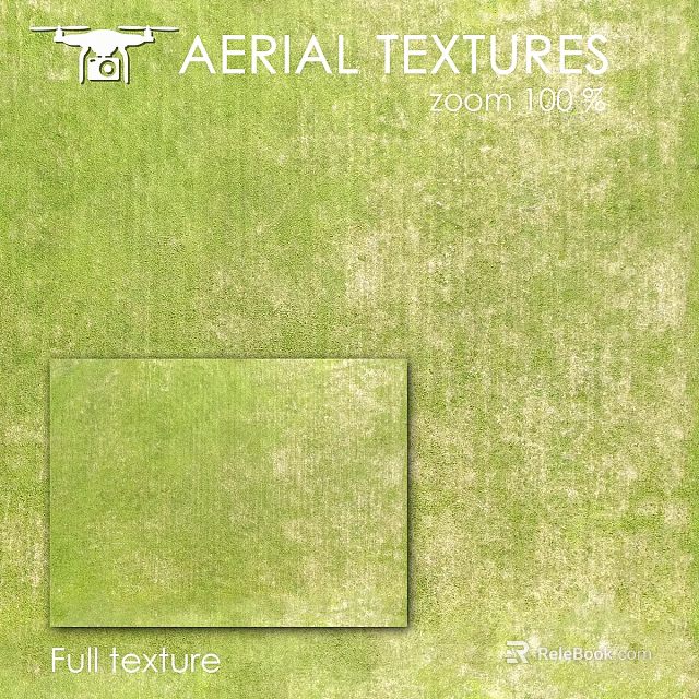 Rectangular Component Placed On Green Grass Surface With Natural Texture 3d model 