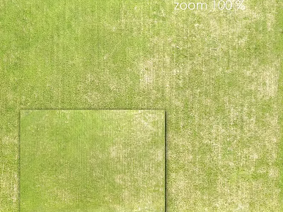 Rectangular Component Placed On Green Grass Surface With Natural Texture 3d model