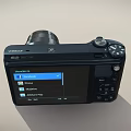 Black Digital Camera With Sleek Design Lens And Ergonomic Control Buttons 3d model