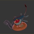 whale cartoon whale mammal marine mammal marine animal fish freshwater fish marine fish 3d model