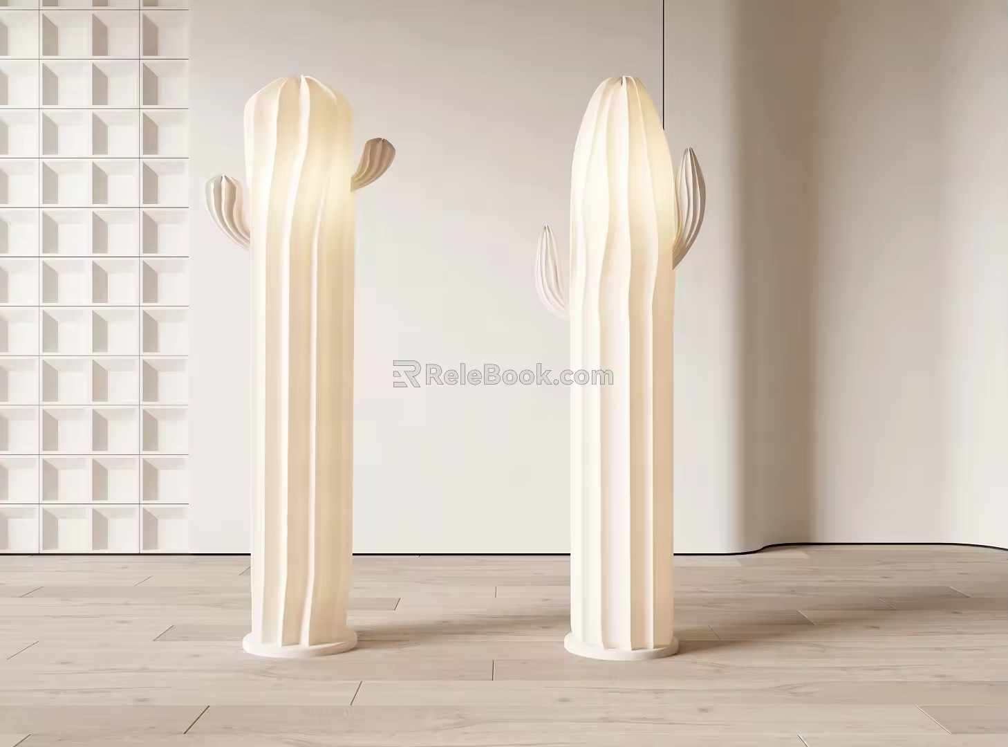 Quiet Floor Lamp 3d model