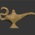 Aladdin's lamp Indian kerosene lamp kerosene lamp old-fashioned oil lamp old-fashioned kerosene lamp oil lamp gasoline lamp 3d model