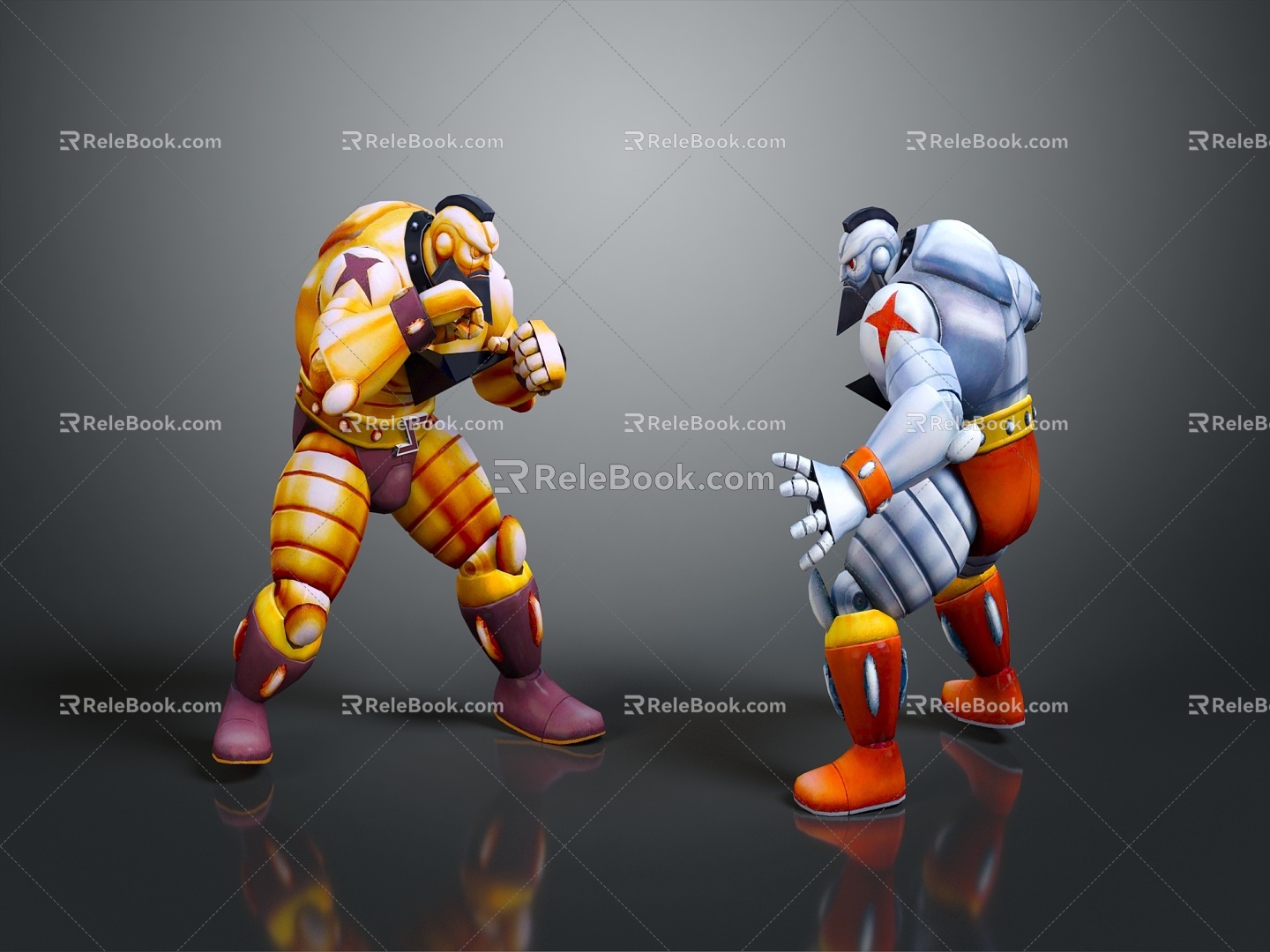 Modern Game Character Muay Thai Free Fight Fighting Athlete Muay Thai Athlete 3d model