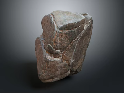 High Quality Natural Stone Block With Distinctive Rough Surface And Natural Textured Patterns 3d model