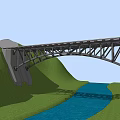 The Modern Bridge 3d model