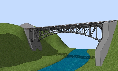 The Modern Bridge 3d model