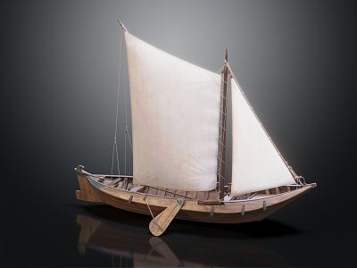 Modern Boat Sailing Boat Small Boat Fishing Boat Speedboat Single Boat Holiday Boat Single Boat 3d model