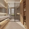 Modern Living and Dining Room Interior With Spacious Layout Large Windows Natural Light and Sofa