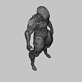 Sci-fi robot 3d model