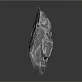 Natural Gray Irregular Rock With Rough Surface Texture And Unique Shape