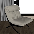 modern leisure chair 3d model