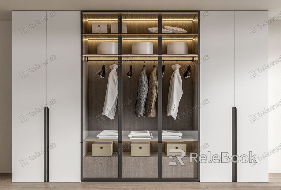 Modern wardrobe model