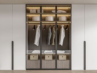 Modern wardrobe 3d model