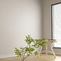 Modern Elegant Round Coffee Table With Marble Top Gold Trim White Curved Legs Living Room