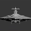 Modern Spaceship Spacecraft 3d model