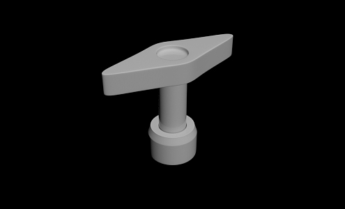 Modern parts up 3d model