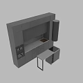 Modern Kitchen Interior With Black Cabinets Marble Countertop Range Hood And Island