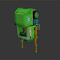 Robot Assistant Small Robot Butler Robot Butler Figure Game Figure 3d model