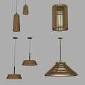 Modern Wooden Hanging Pendant Lamps with Different Design Styles for Interior