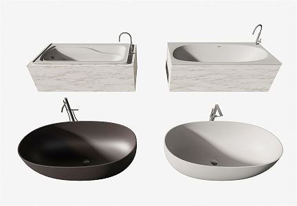 Modern Bathtub 3d model