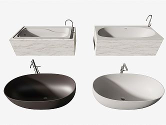 Modern Bathtub 3d model