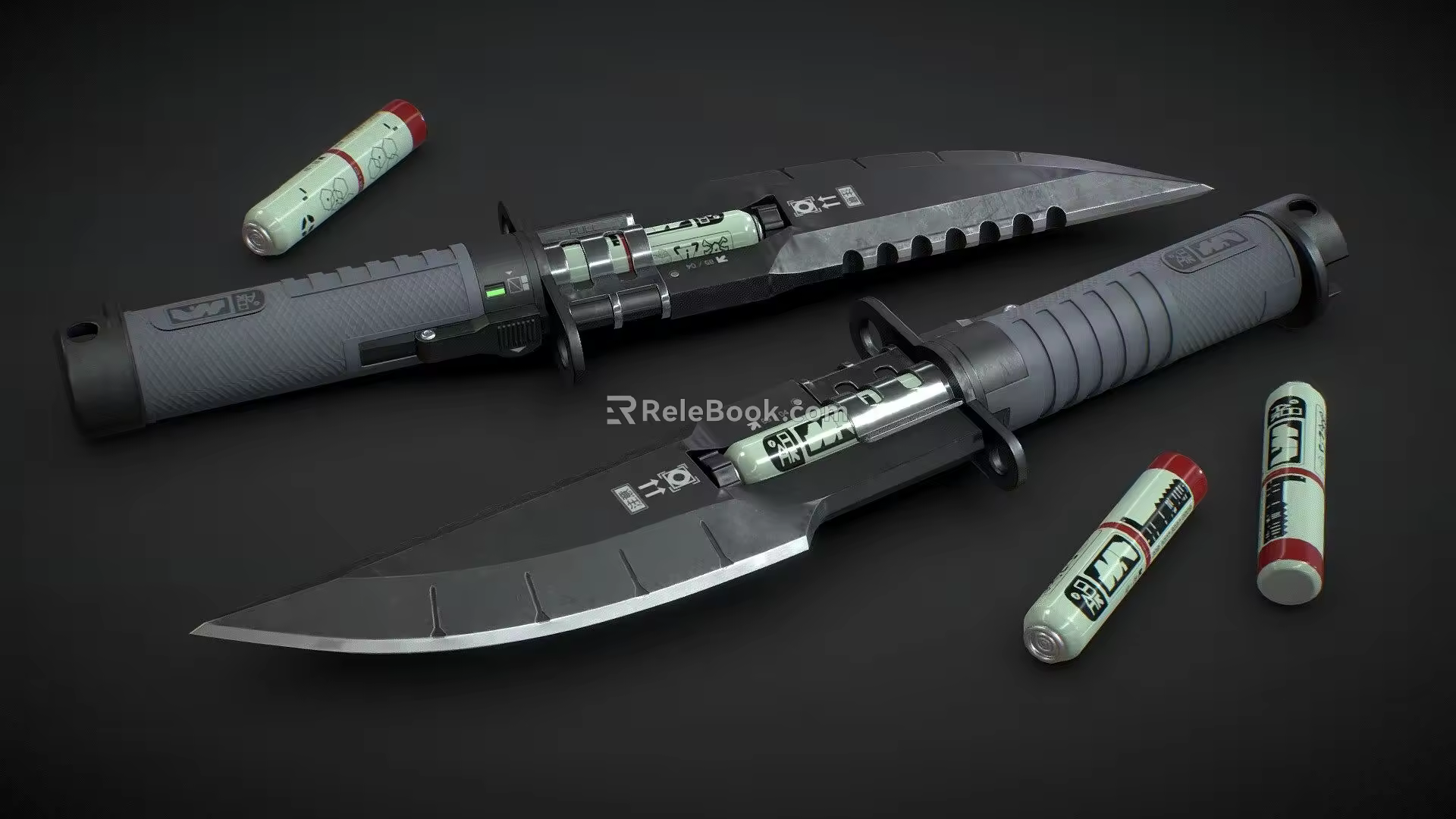 Cyberpunk Knife 3d model