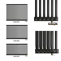 Black Radiators With Various Designs And Home Heating Solutions For Interiors