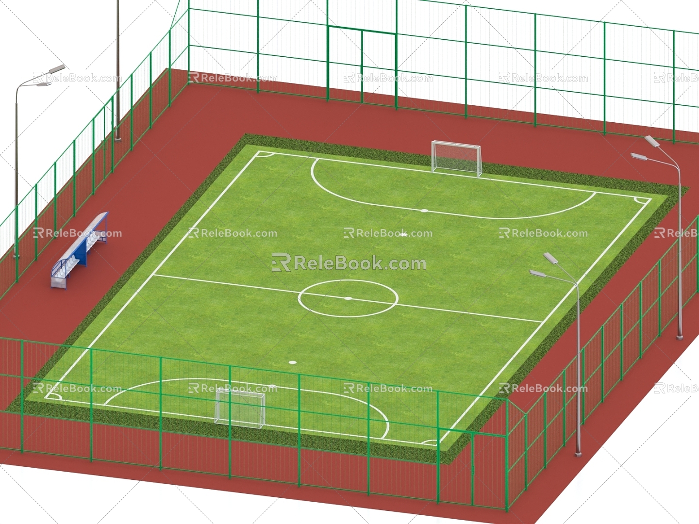 football stadium 3d model