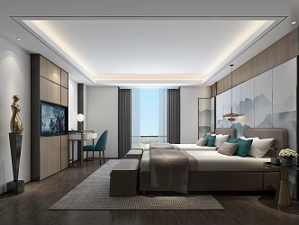 New Chinese Room Mashup 3d model