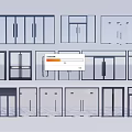 Modern Door And Window Design Collection With Glass Panels And Frame Styles