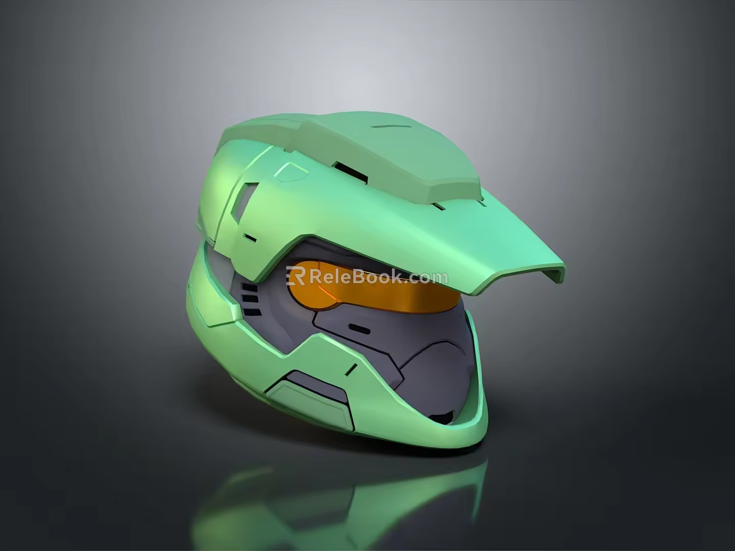 Sci-Fi Helmet Alien Helmet High Tech Helmet Game Helmet 3d model