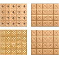 Post-modern soft bag background wall soft bag simple soft bag 3d model