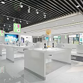 Modern mobile phone store mobile phone store 3d model